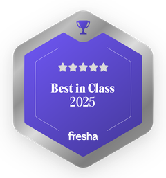 Fresha Best in Class 2025 award